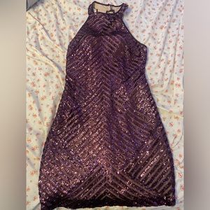 size M short sequin dress